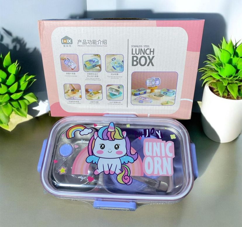 Toddler Bento Lunch Box  [2 Compartment] BPA Free - 304 Stainless Steel