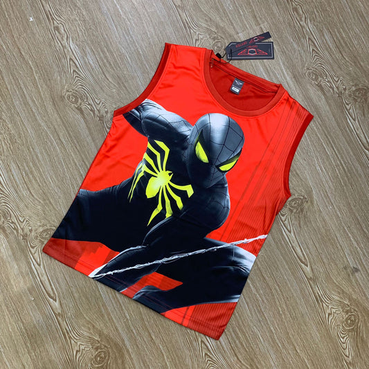 3D Spiderman Design Sleeveless