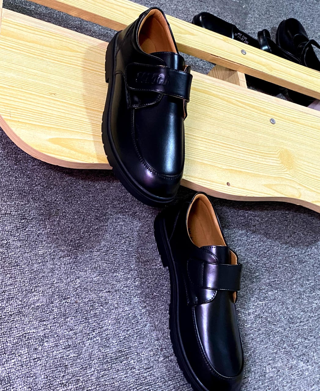 British Boys School Shoe (Brown Inner)