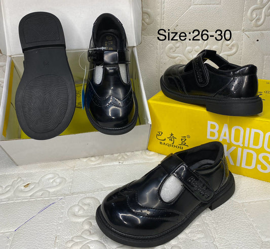Glossy Design Luxury School Shoe -with adjustable strap