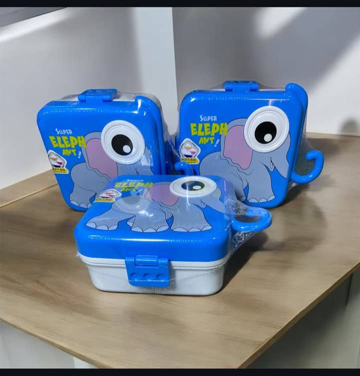 Super Elephant Bento Lunch Box [4 Compartment] BPA Free - 304 Stainless Steel
