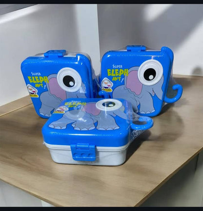 Super Elephant Bento Lunch Box [4 Compartment] BPA Free - 304 Stainless Steel