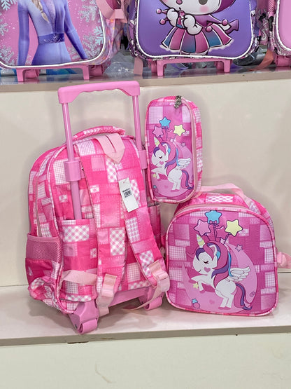 14inches 3in1 HSD Trolley School Bag