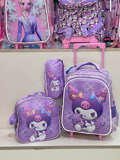 14inches 3in1 HSD Trolley School Bag