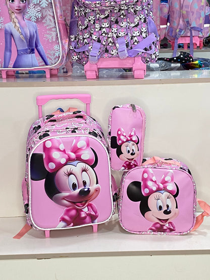 14inches 3in1 HSD Trolley School Bag
