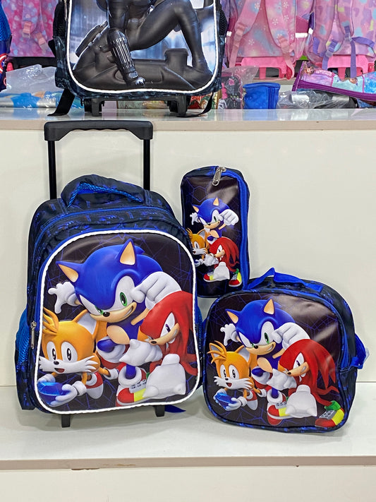 14inches 3in1 HSD Trolley School Bag