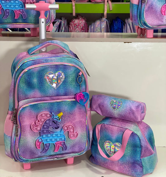 3in1 Jasmine trolley set 17 inches