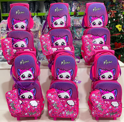 Glossy bird 15 inches 3in1 trolley set