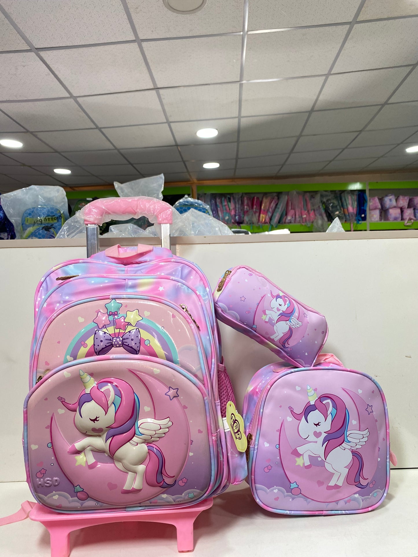 16inches 3in1 HSD Trolley School Bag
