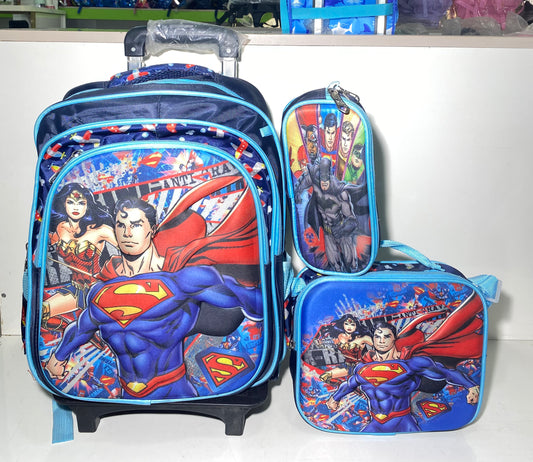 16Inches Boom Trolley School Bag