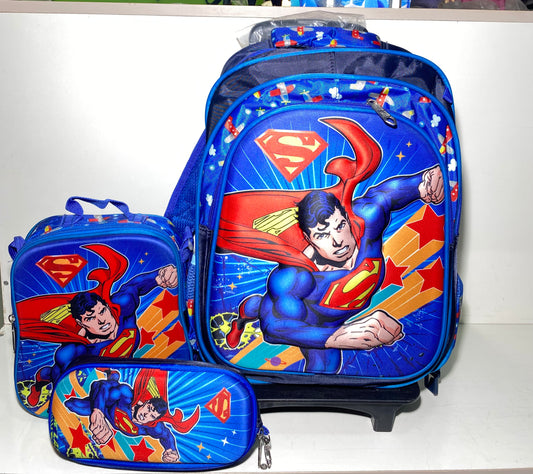 16Inches Boom Trolley School Bag