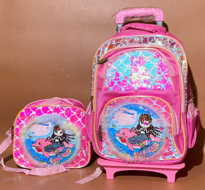 16inches HSD Scales Trolley School Bag