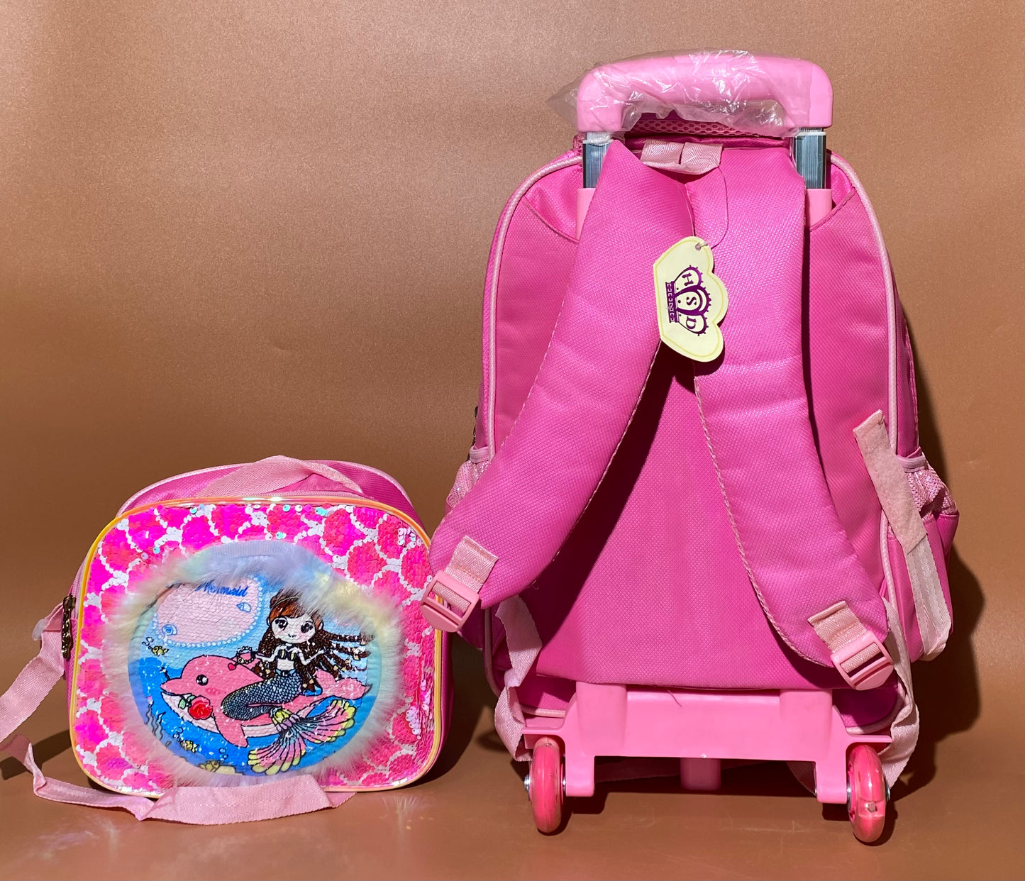 16inches HSD Scales Trolley School Bag
