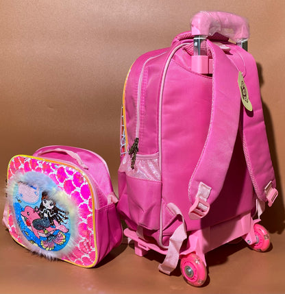 16inches HSD Scales Trolley School Bag