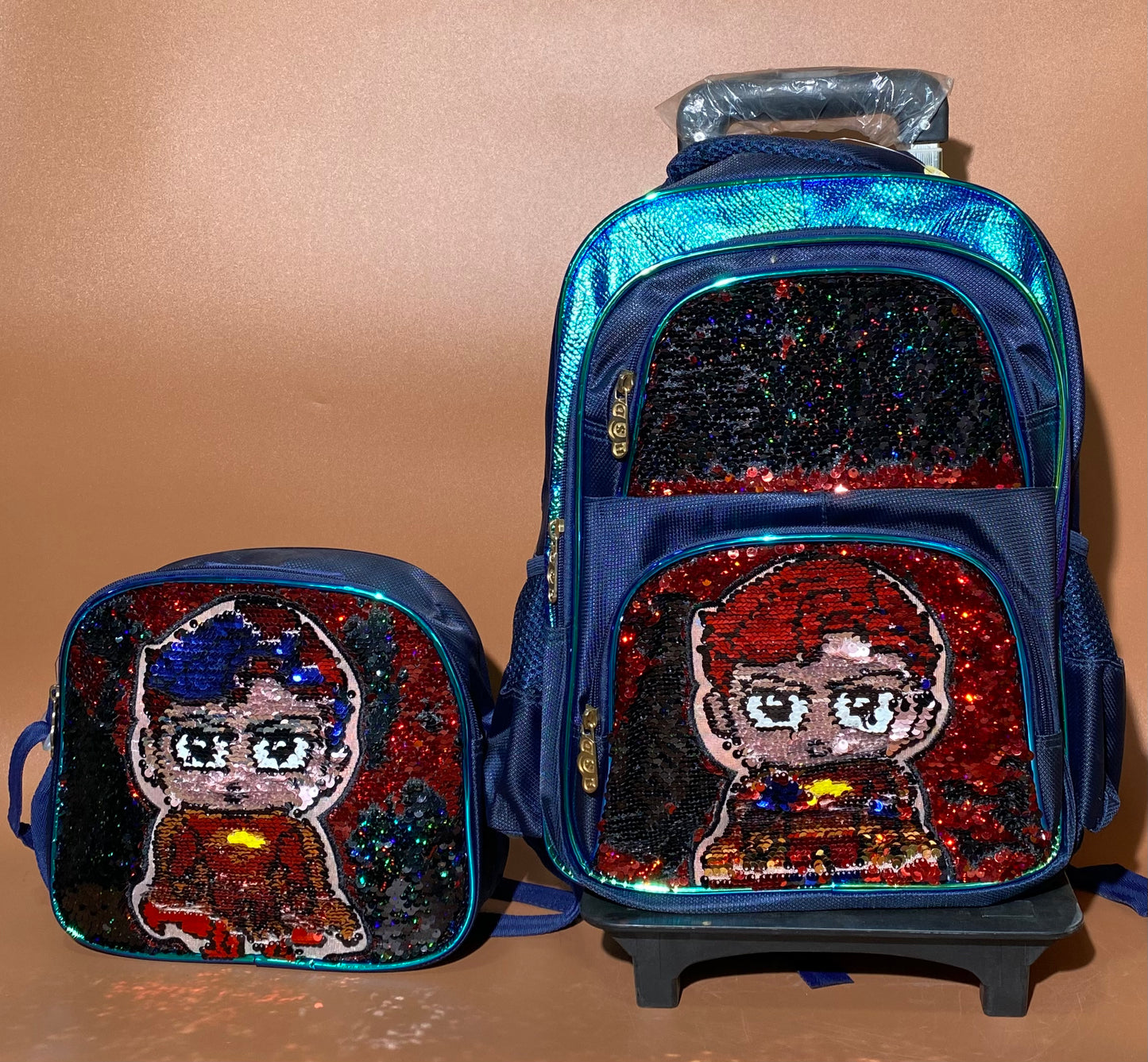 16inches HSD Scales Trolley School Bag