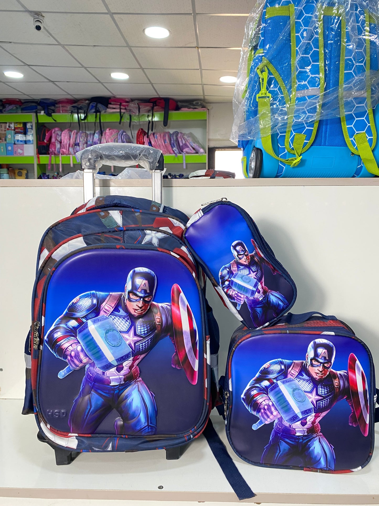 16inches 3in1 HSD Trolley School Bag