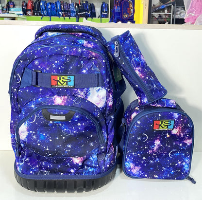 18.5inches 3in1 Jasmine Star Trolley School Bag
