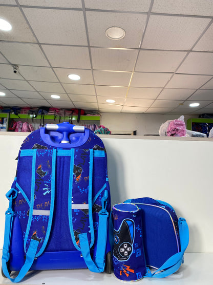 18inches 3in1 Jasmine Star School Trolley Bag