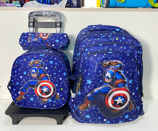 16inches 3in1 HSD Trolley School Bag