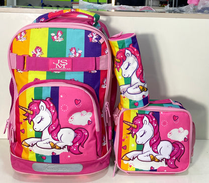 18inches 3in1 Jasmine Star Trolley School Bag