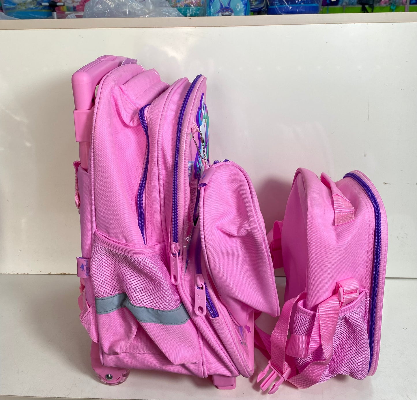 Glossy bird 15 inches 3in1 trolley set