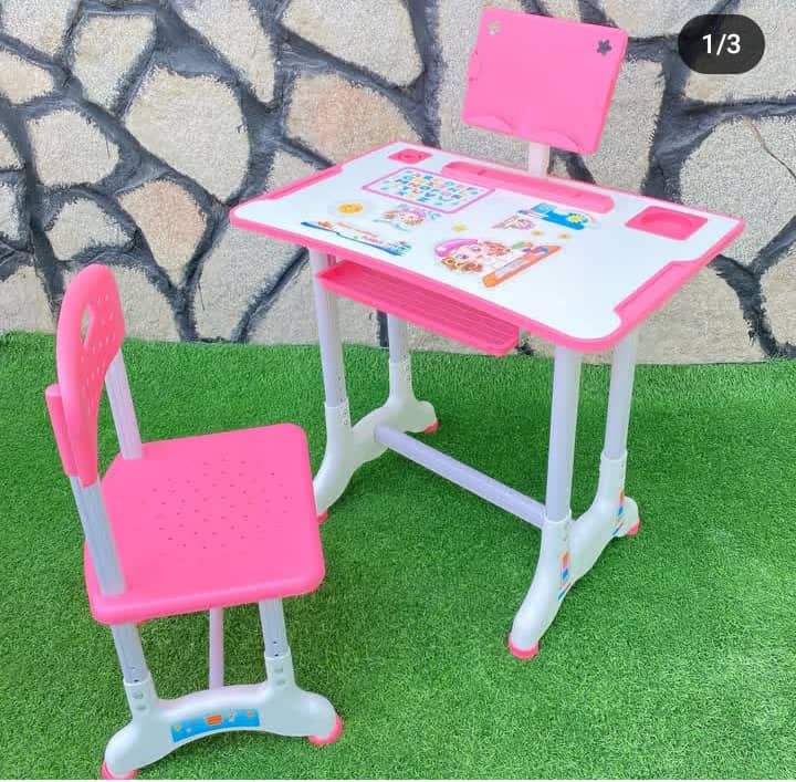Adjustable table and chair set