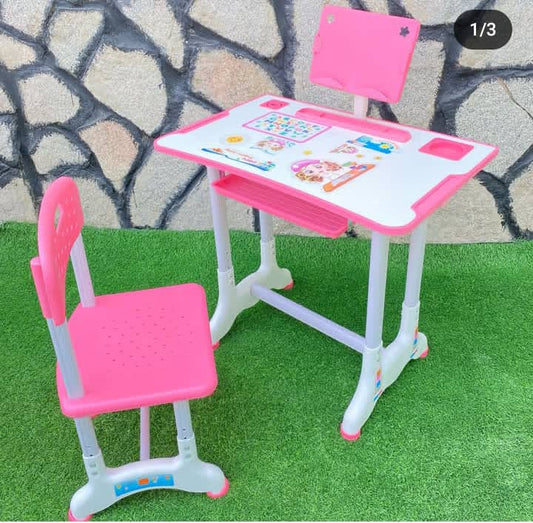 Adjustable table and chair set