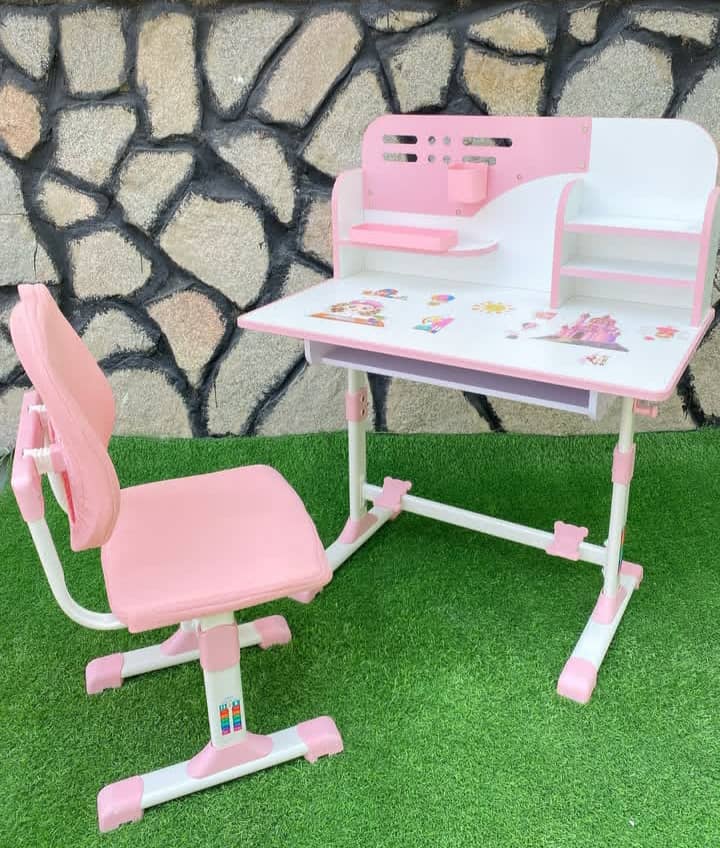 Adjustable table and chair set