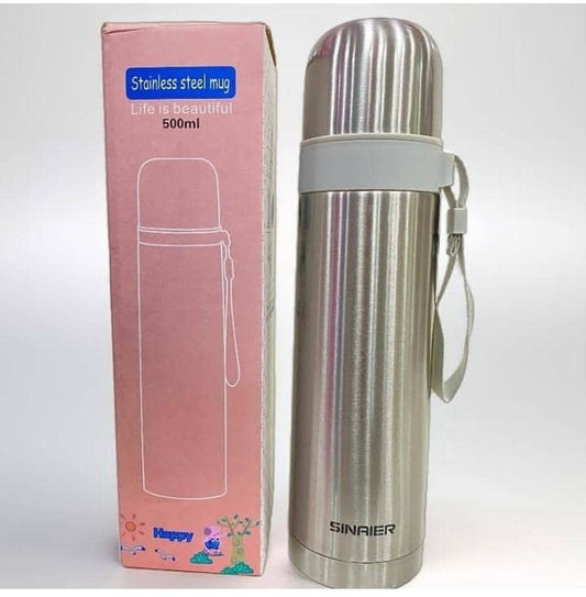 Hot/cold water stainless water flask