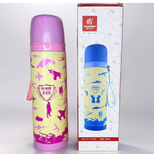 Hot/cold water stainless water flask