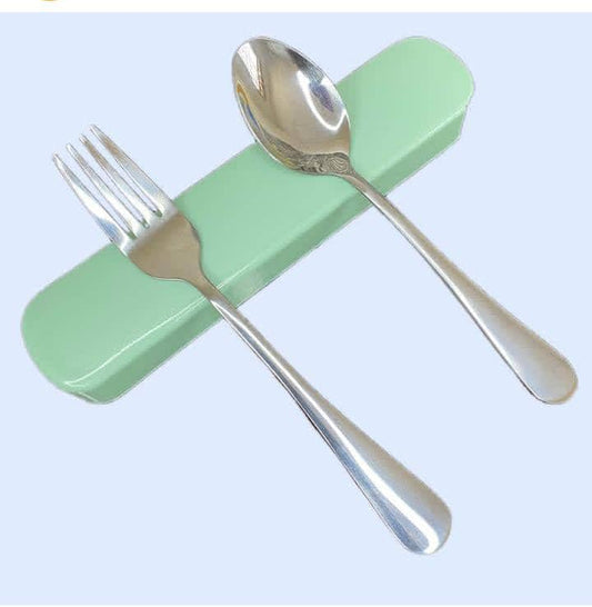 2in1 kiddies cutlery set