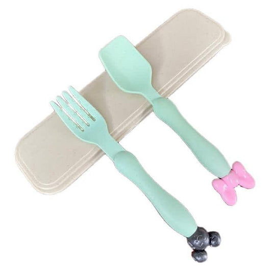 2in1 kiddies cutlery set