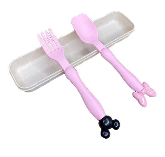 2in1 kiddies cutlery set