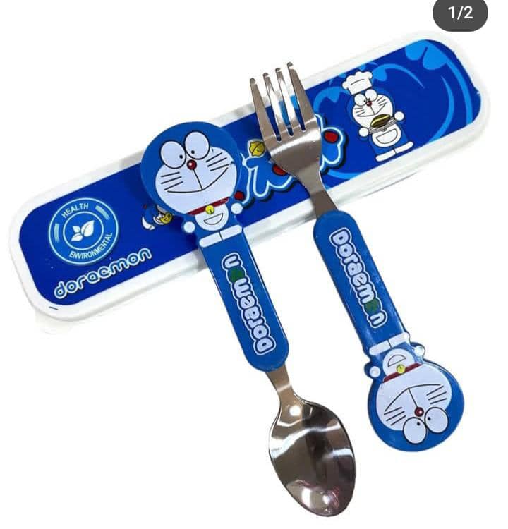 2in1 kiddies cutlery set