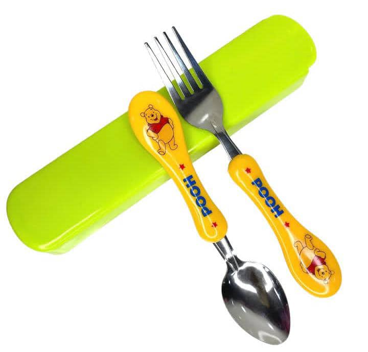 2in1 kiddies cutlery set