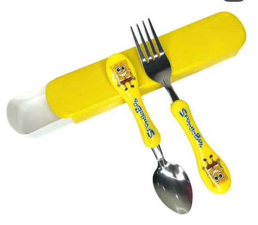 2in1 kiddies cutlery set