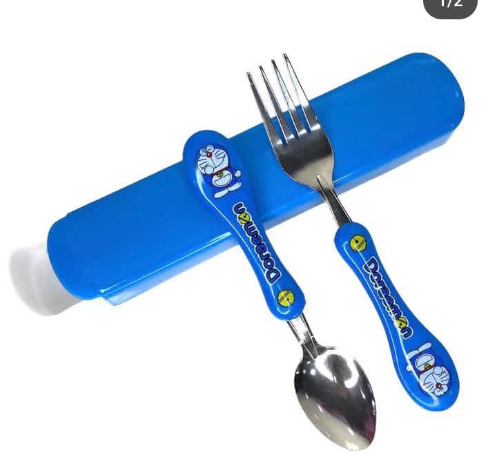 2in1 kiddies cutlery set