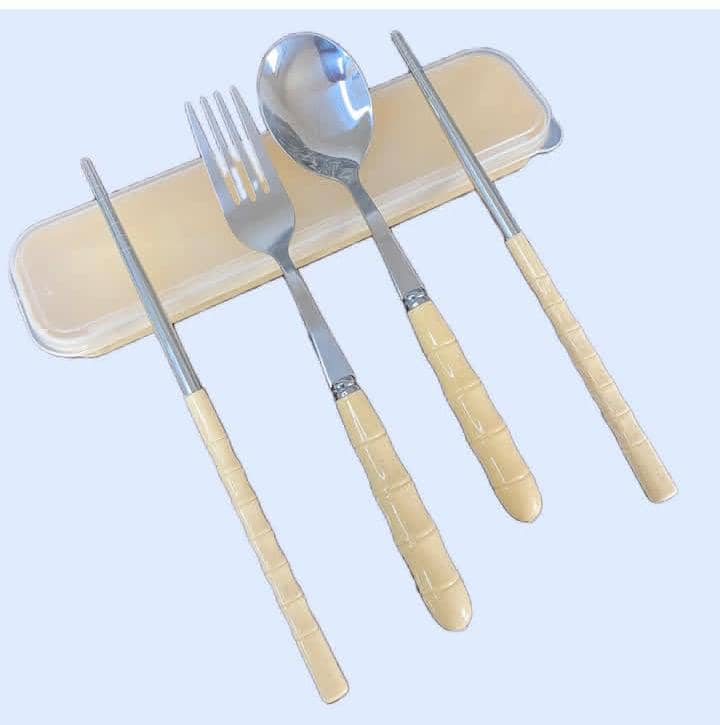 Spoon,fork and chopsticks cutlery set
