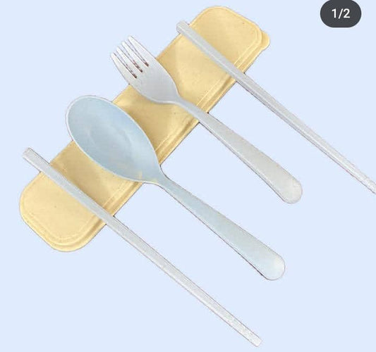 Spoon,fork and chopsticks cutlery set