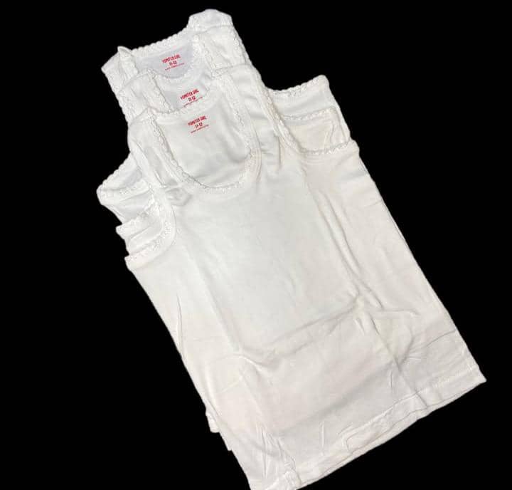 3in1 kiddies singlet  (Girls)