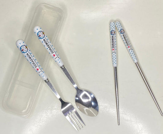 Spoon fork and chopsticks cutlery set