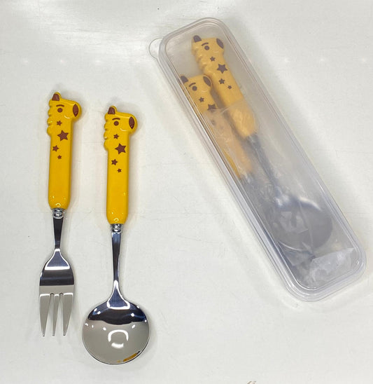 Spoon fork and chopsticks cutlery set